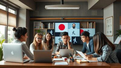 Gambar kursus bahasa Jepang online