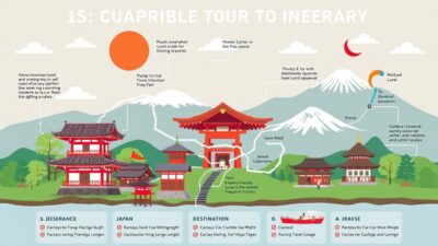 Image of a customizable private tour itinerary in Japan