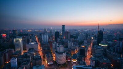 Shibuya Sky dengan pemandangan kota Tokyo dari ketinggian, atraksi modern untuk wisata ke Jepang