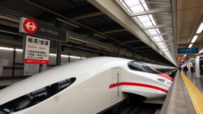 Shinkansen atau kereta peluru Jepang, transportasi cepat dalam panduan turis Indonesia di Jepang Shinkansen atau kereta peluru Jepang, transportasi cepat dalam panduan turis Indonesia di Jepang