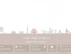 Itinerary Jepang 7 hari 6 malam untuk pemula