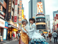 Prewed bertema anime cosplay di Akihabara